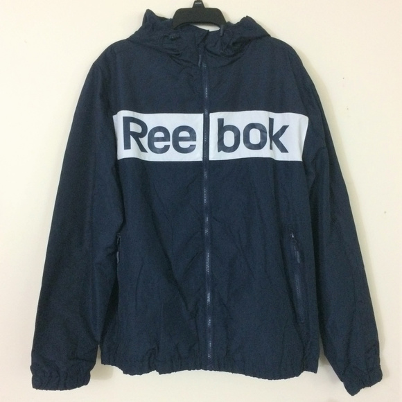 reebok fleece lined windbreaker